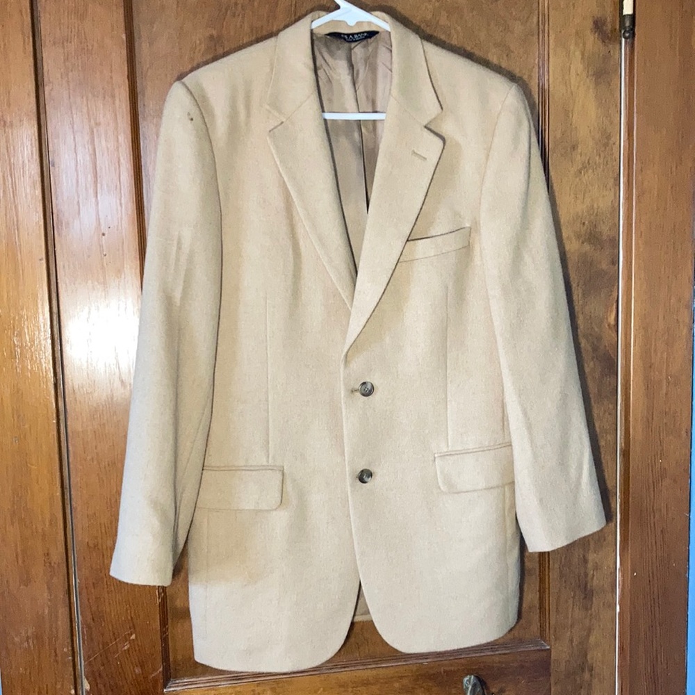 Camel Hair Suit Jacket, JoS A. Banks, 38 regular